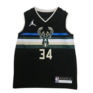 Nike Kids Black and Blue Jersey